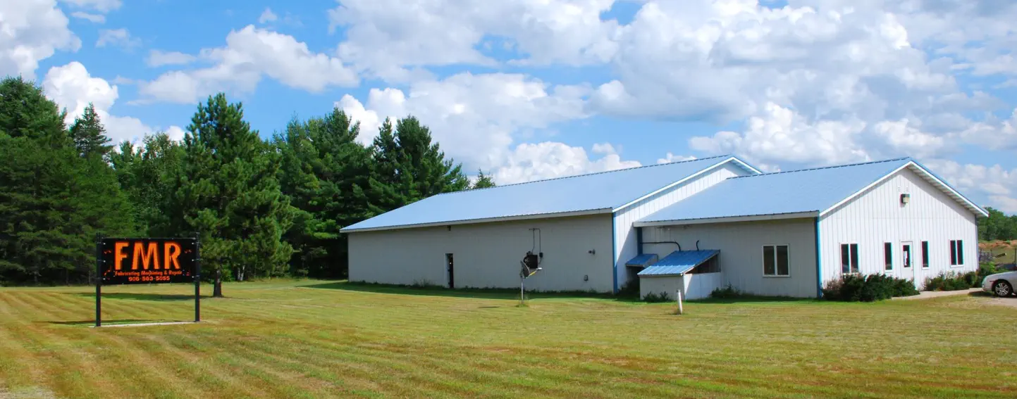 FMR building and sign FMR sign and building view from road