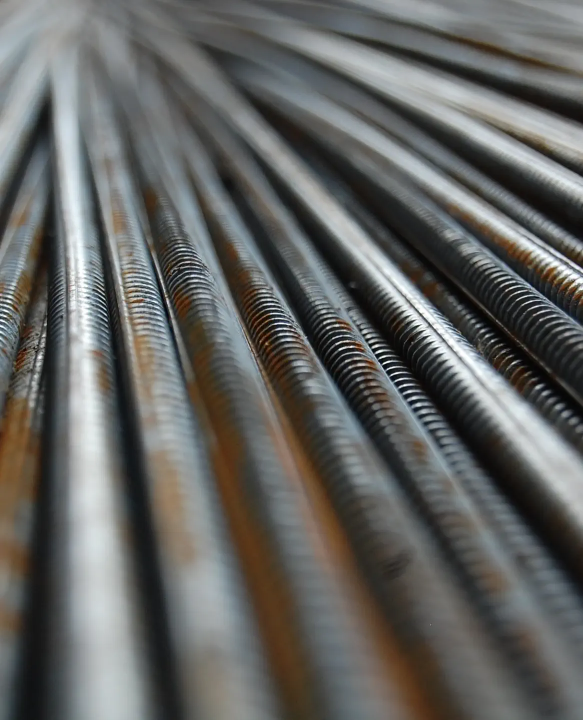 Metal Poles in a pile