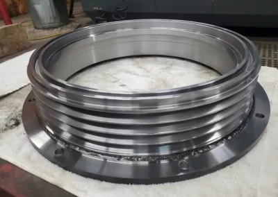 20 inch V belt pully at Fabrication and Machine Shop in Vulcan, Michigan