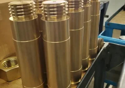 Bronze governor arm pins at Fabricating Machining & Repair