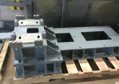 base plate at Fabrication and Machine Shop in Dickinson County, Upper Peninsula Michigan