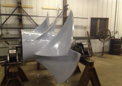 b wheel turbine at Fabricating Machining & Repair near border of Northern Wisconsin