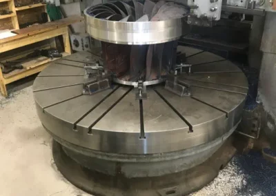 fully fabricated Francis turbine at Fabricating Machining & Repair in Upper Peninsula of Michigan