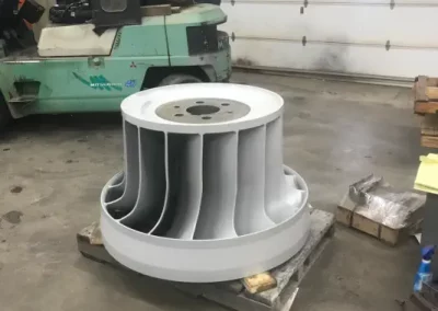 new francis turbine at FMR Norway, Michigan